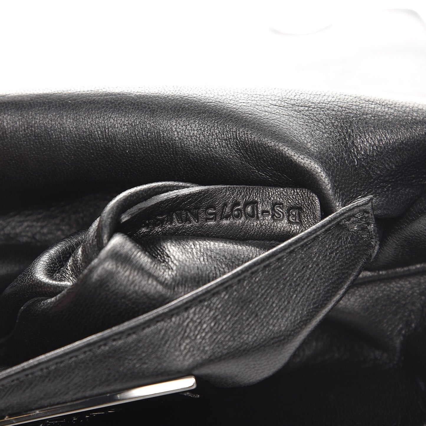 Nappa Crystal Encrusted Studs Va Va Voom Shoulder Bag Black