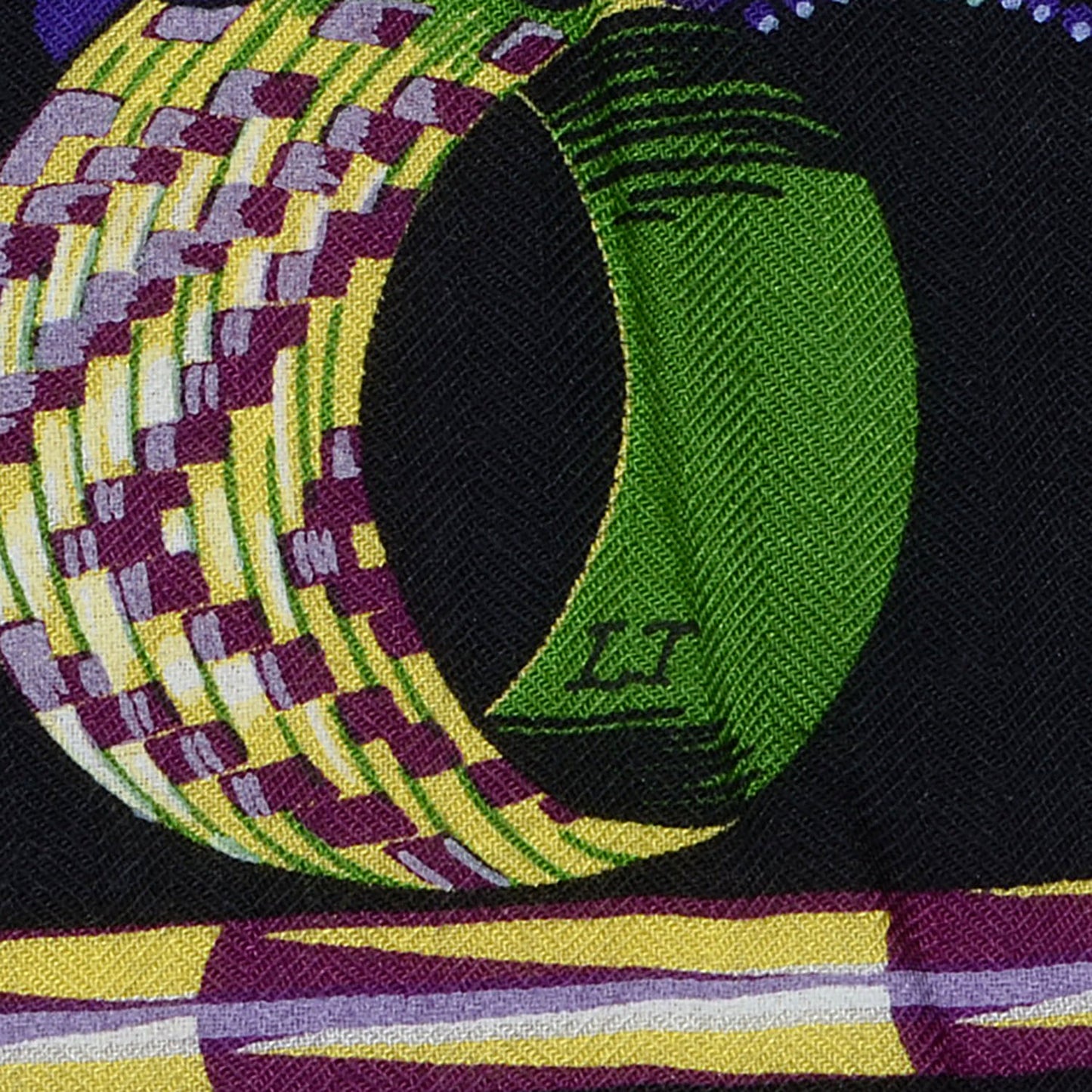 Cashmere Silk Brazil Shawl GM 140 Black