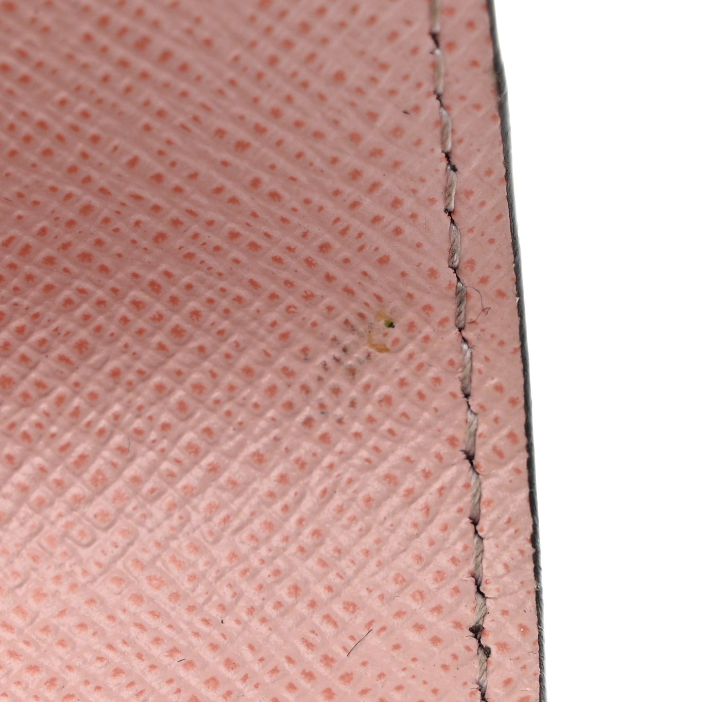 Damier Ebene Rosalie Coin Purse Rose Ballerine