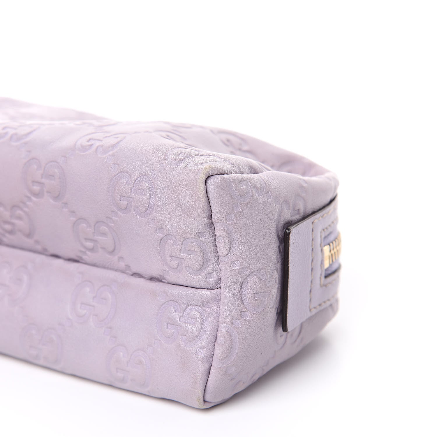 Gucci Guccissima Small Cosmetic Case Lilac 9 of 10