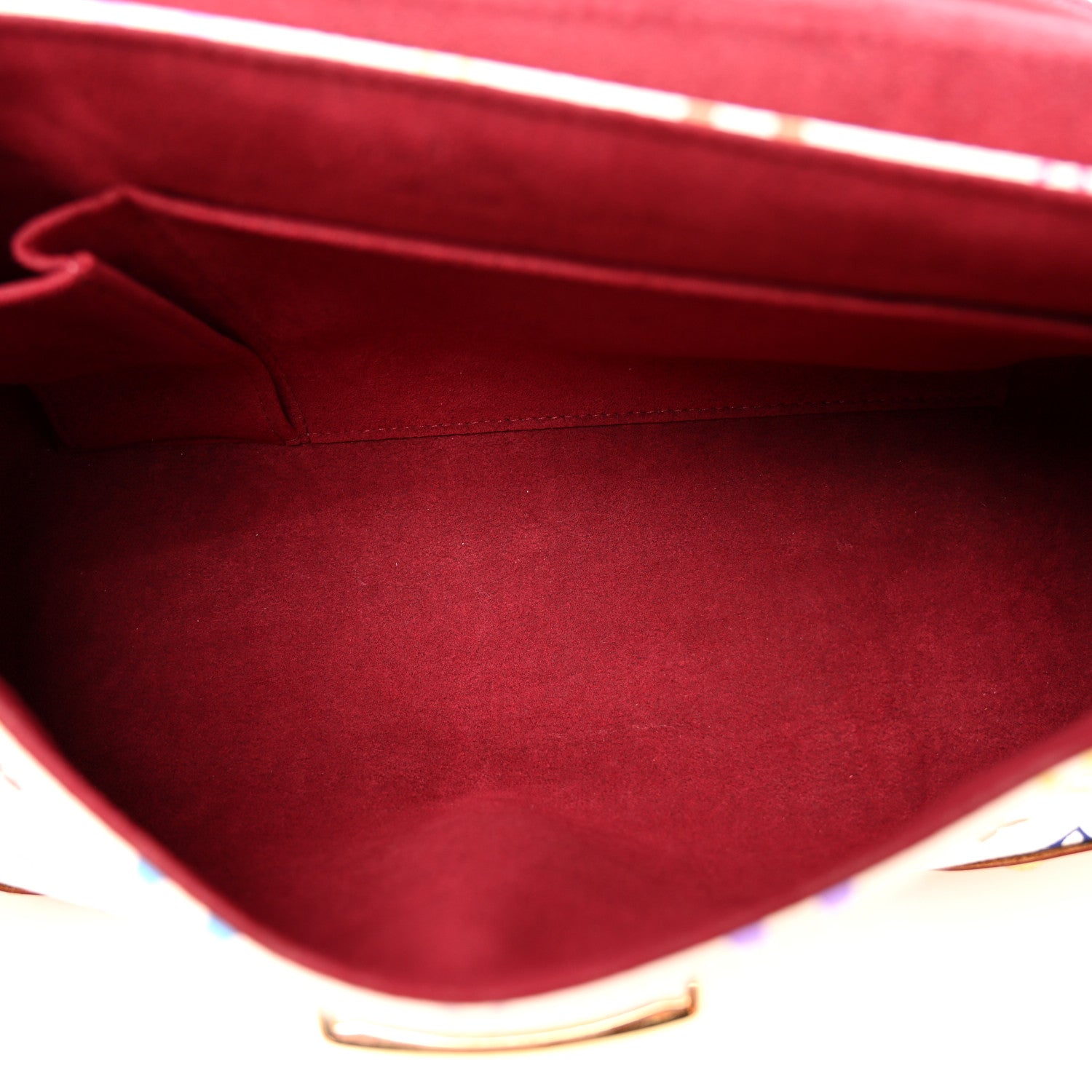 Louis Vuitton Monogram Multicolor Beverly MM White 5 of 12