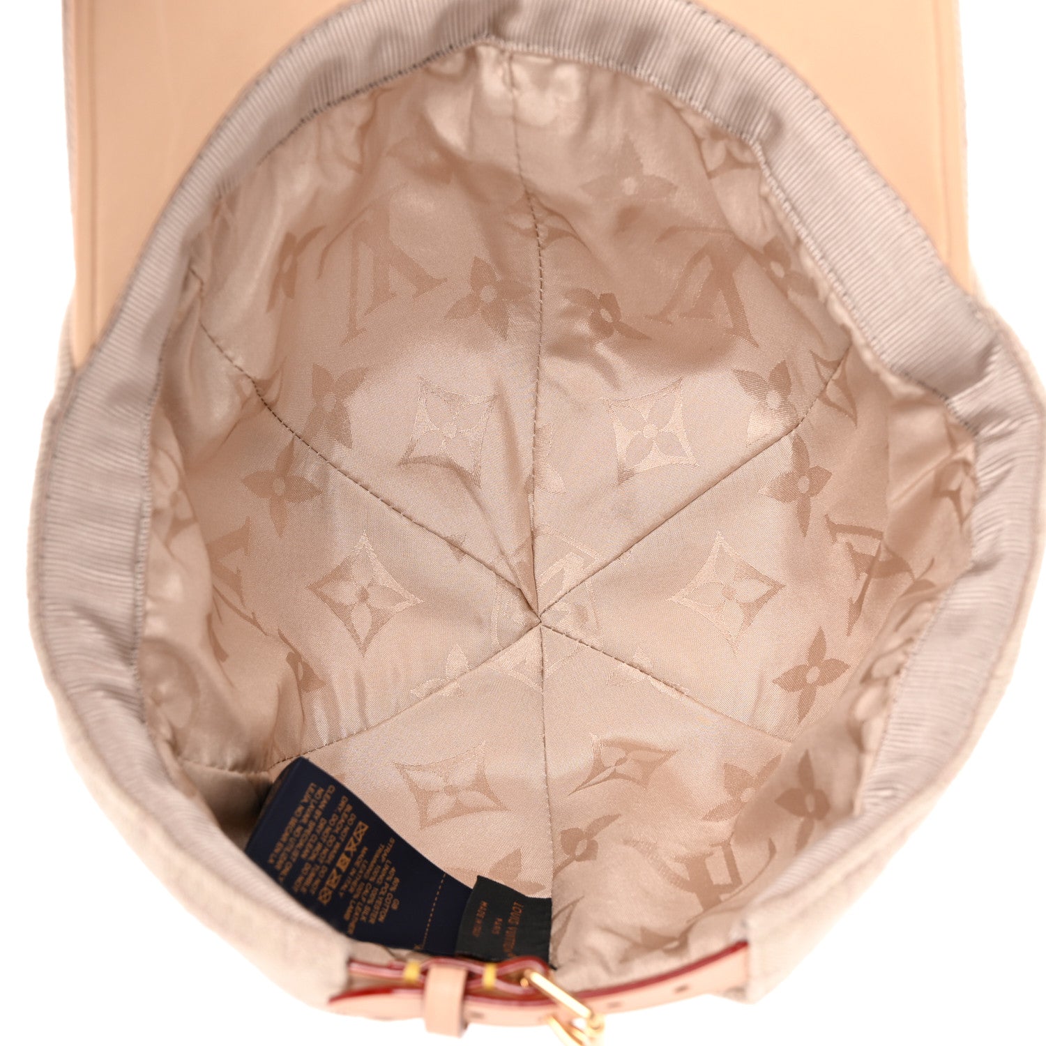 Louis Vuitton Cotton Monogram Jacquard Be My Cap Beige 7 of 9
