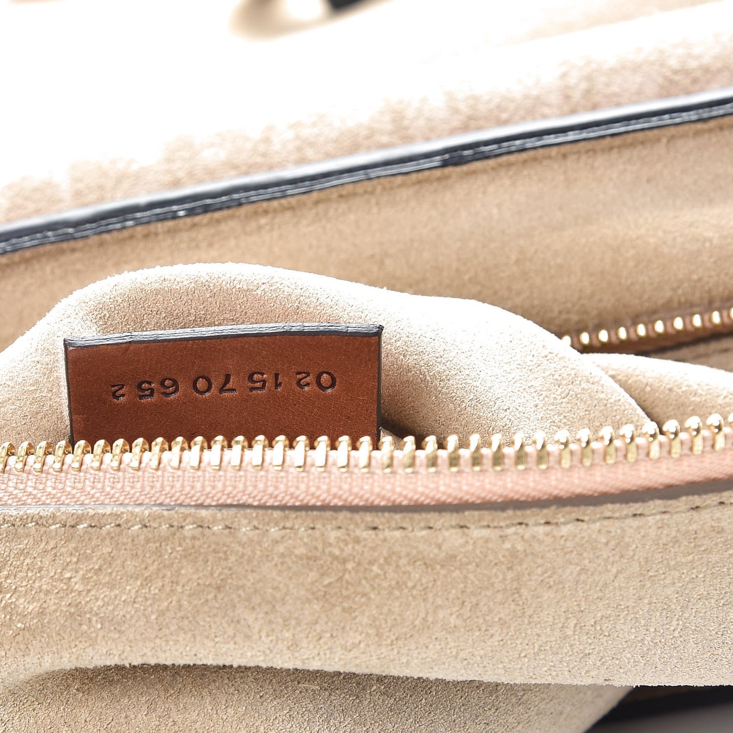 Calfskin Crocodile Embossed Medium Faye Shoulder Bag Mahogany