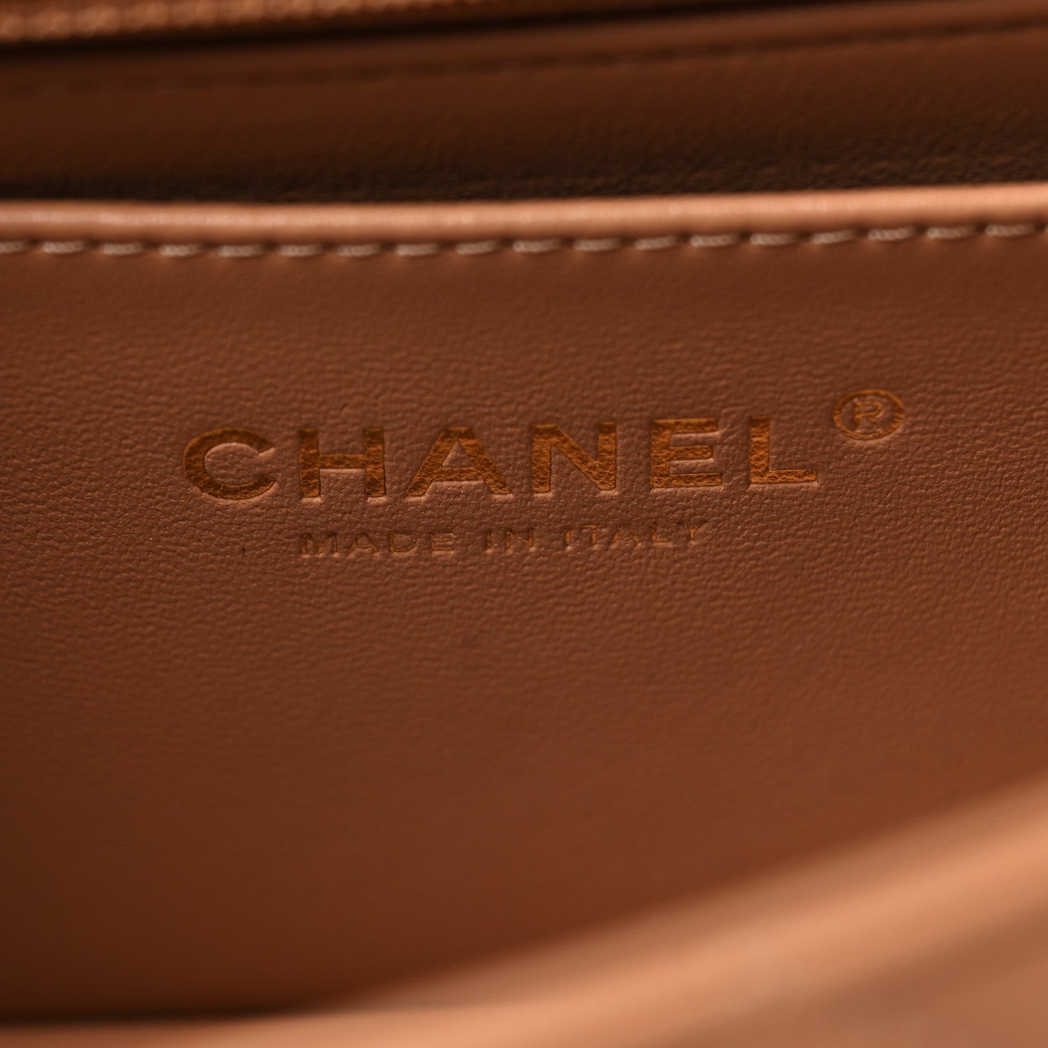 Chanel Lambskin Quilted Mini Rectangular Flap Brown 6 of 10