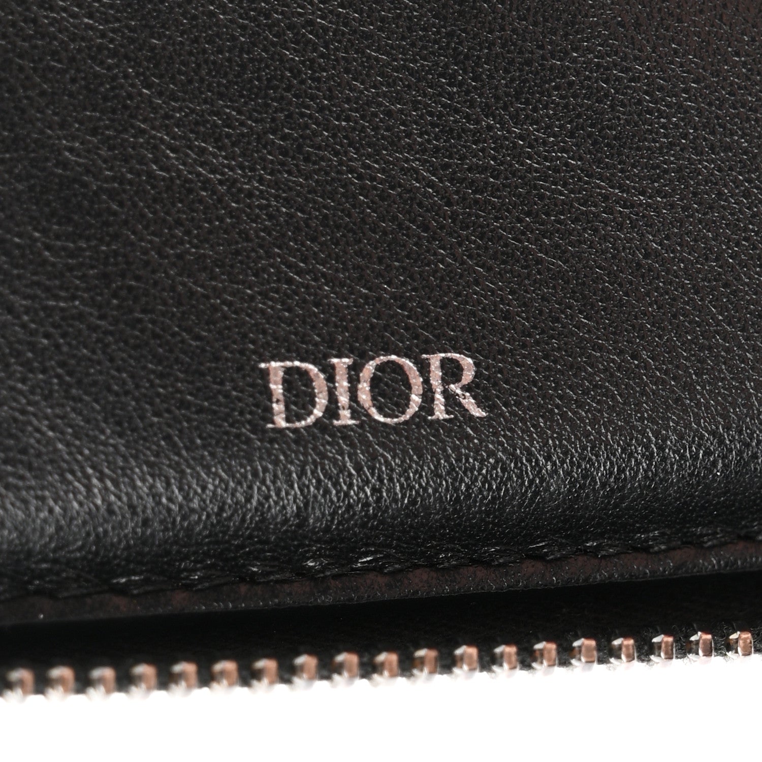 Christian Dior Oblique Compact Zipped Wallet Blue Multicolor 7 of 9