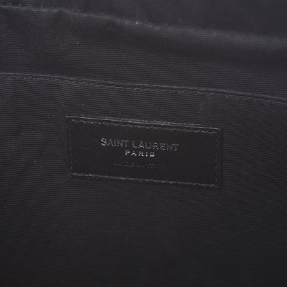 Saint Laurent Lambskin Monogram Small Lou Camera Bag Black 6 of 12