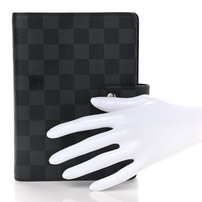 Louis Vuitton Damier Graphite Medium Ring Agenda Cover 2 of 6