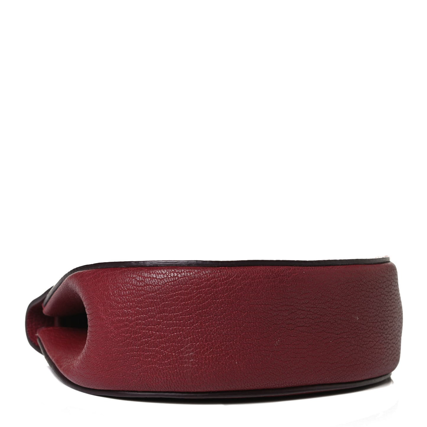 Grained Lambskin Mini Drew Shoulder Bag Sienna Red
