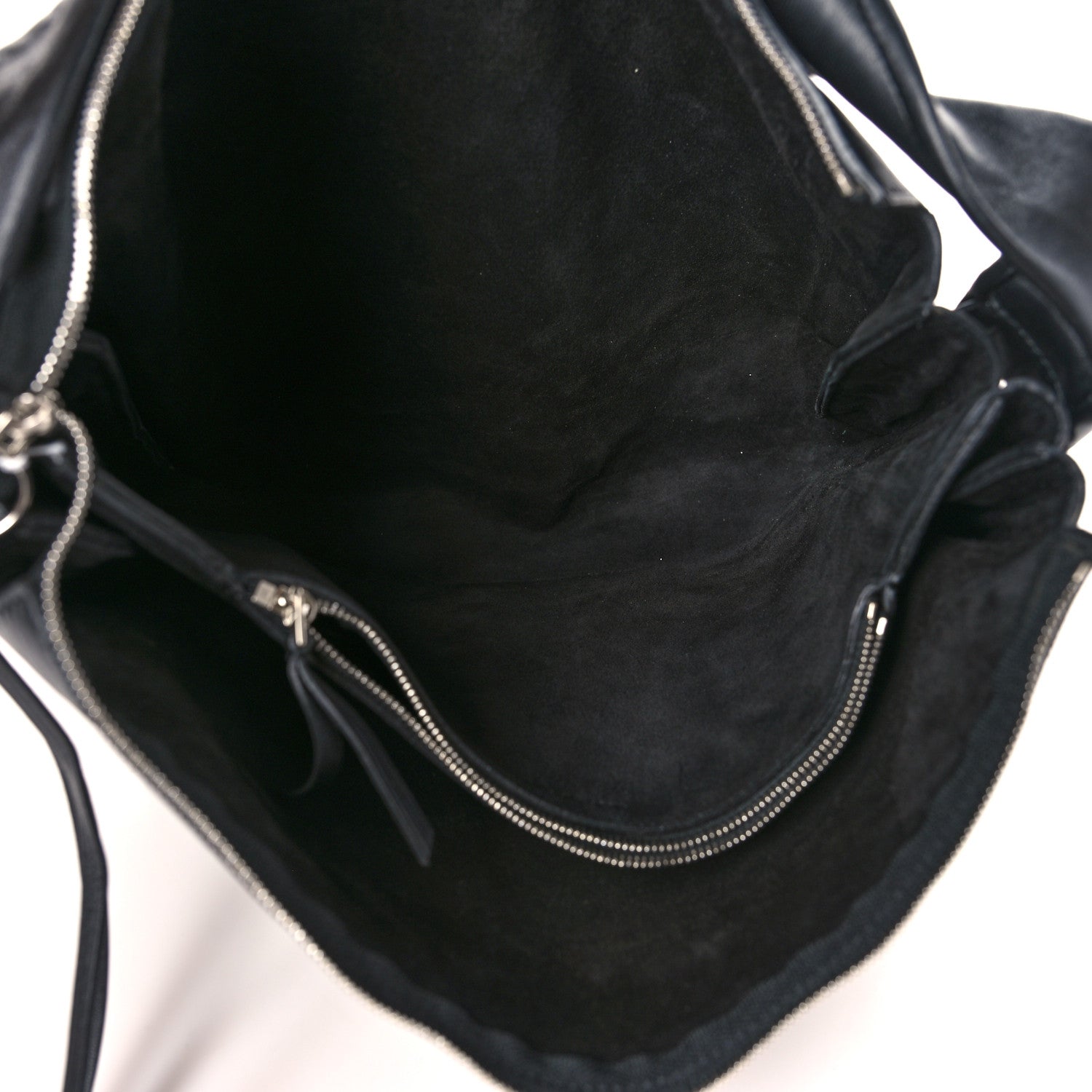 Celine Lambskin Medium Knotted Bag Black 5 of 8