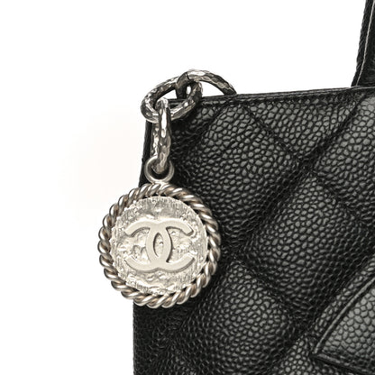 Chanel Caviar Quilted Medallion Tote Black 11 of 11