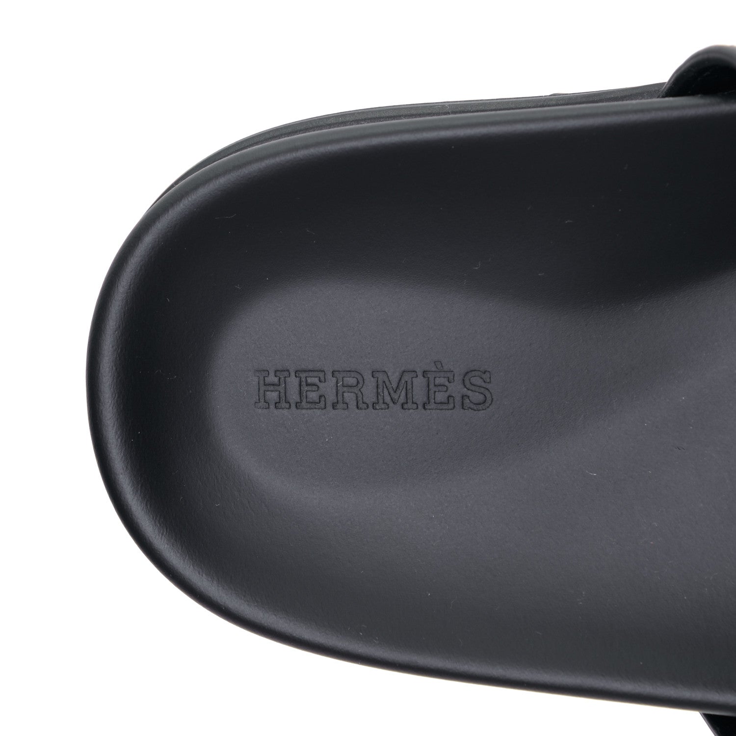 Hermes Calfskin Womens Chypre Sandals 41 Black 10 of 10