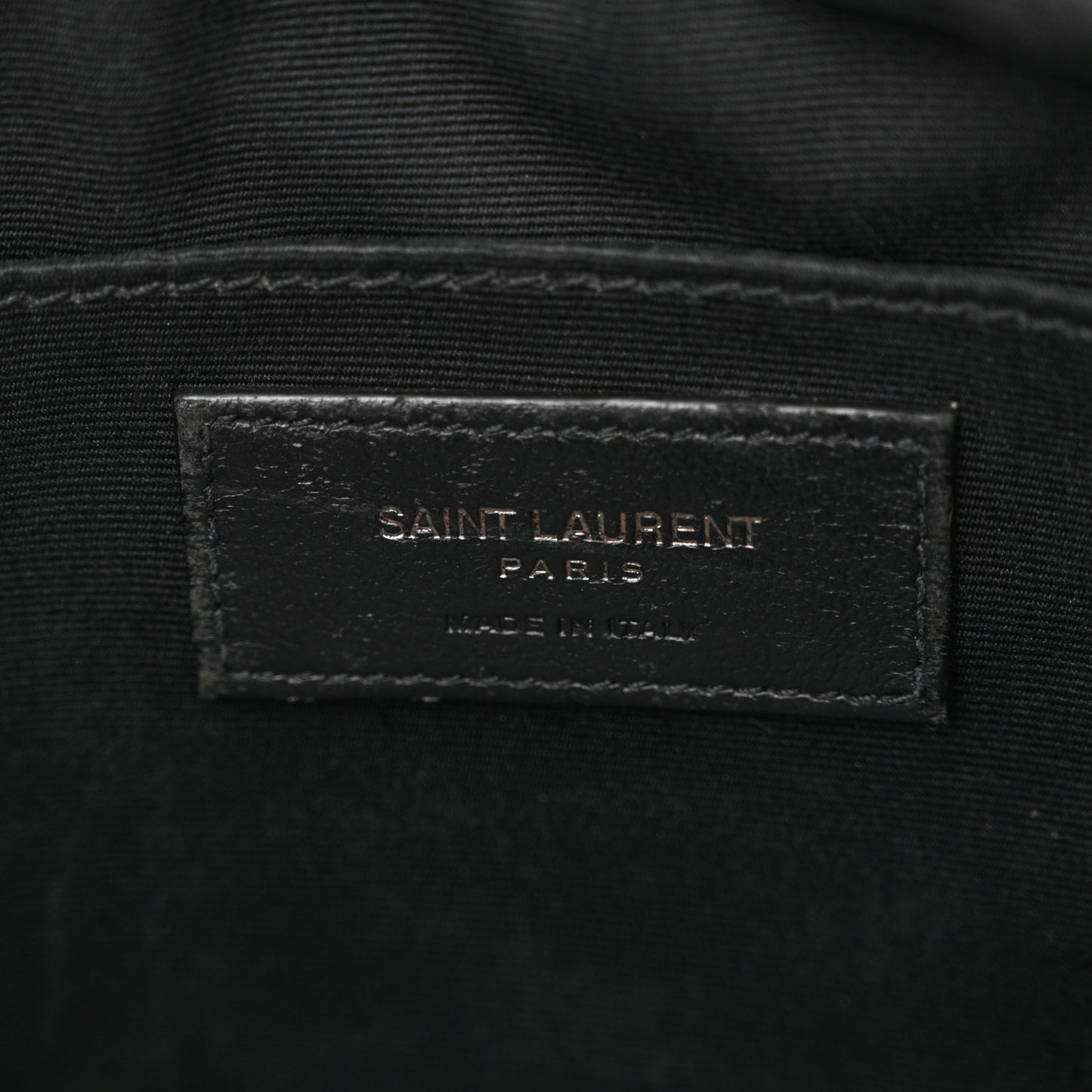 Calfskin Matelasse Monogram Monochrome Lou Camera Bag Black