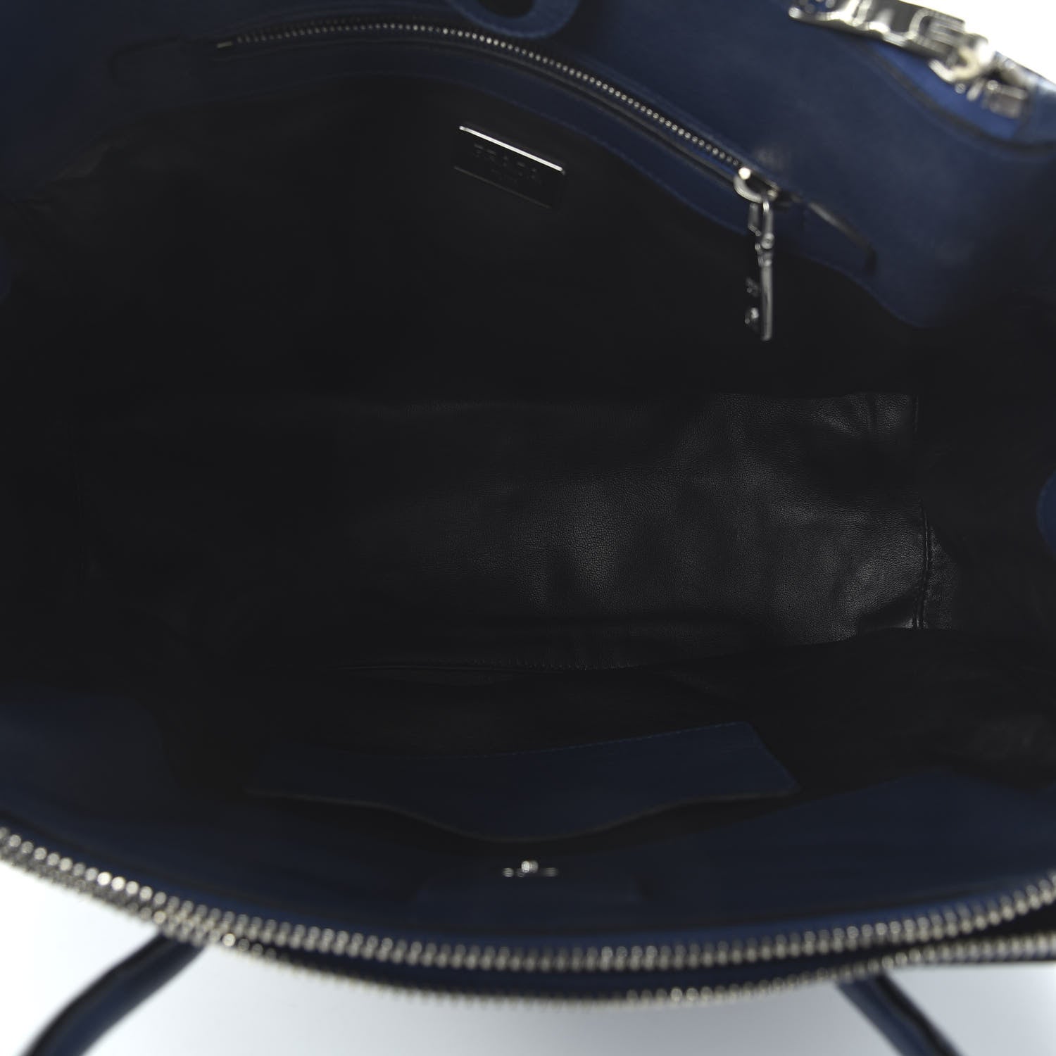 Prada Cervo Deerskin Twin Pocket Tote Bleuette 5 of 11