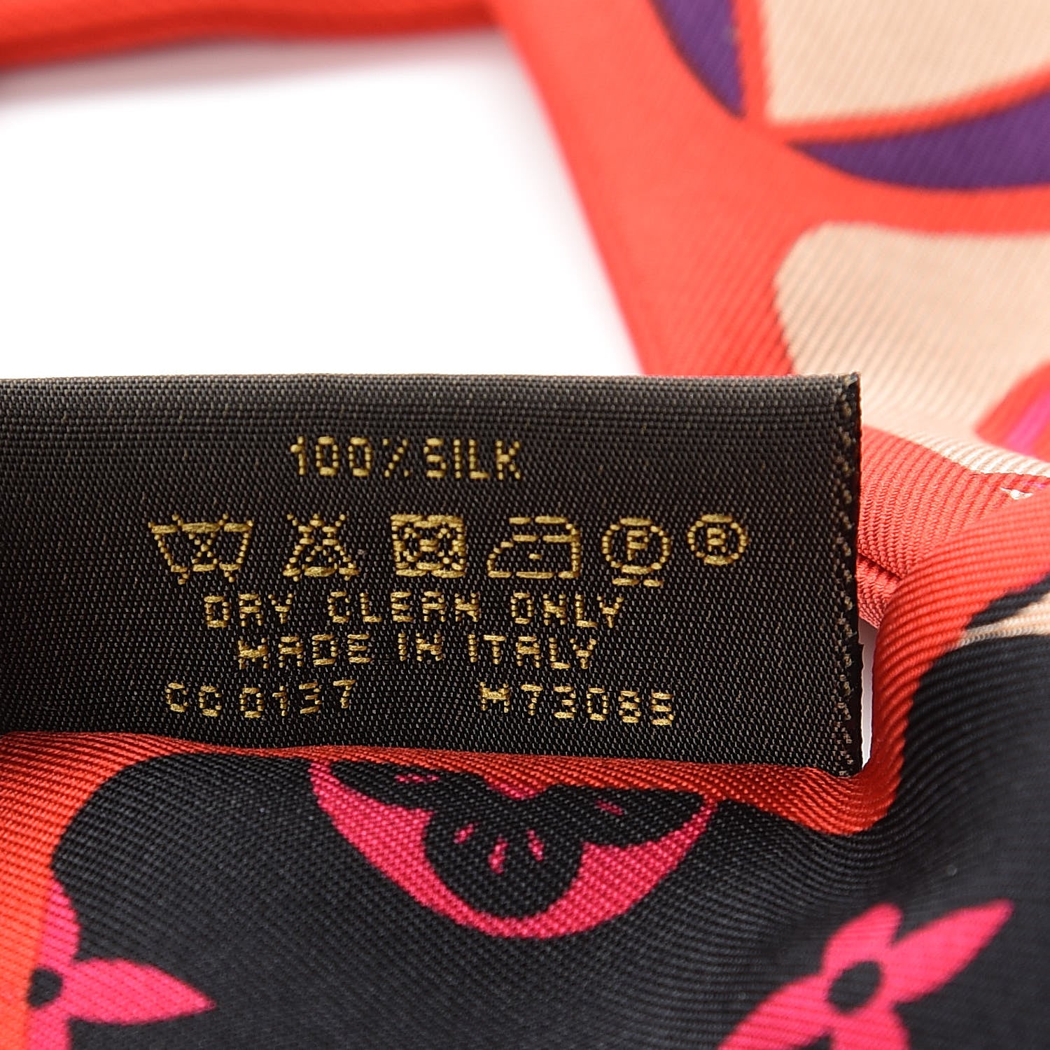 Louis Vuitton Silk Kamonogram Bandeau 3 of 4