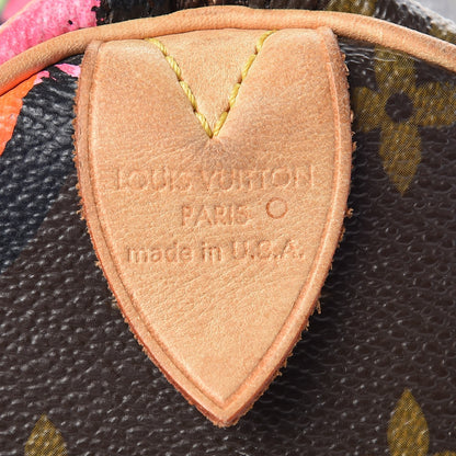Louis Vuitton Monogram Roses Speedy 30 6 of 20