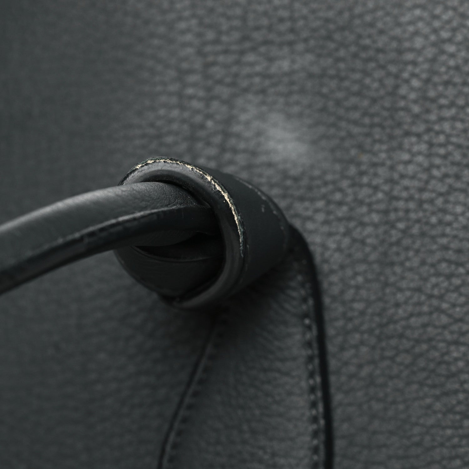 Celine Grained Calfskin Small Tie Knot Tote Anthracite 11 of 15