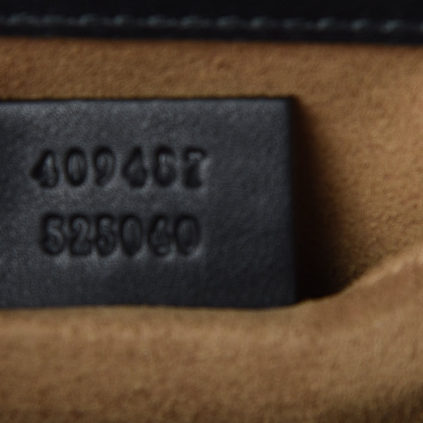 GG Supreme Monogram Calfskin Small Padlock Shoulder Bag Beige Black Cuir