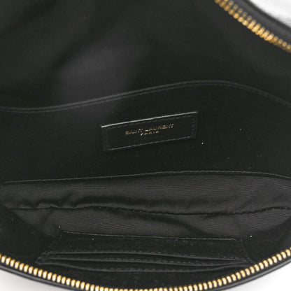 Saint Laurent Grain De Poudre Monogram Belt Bag Black 5 of 10