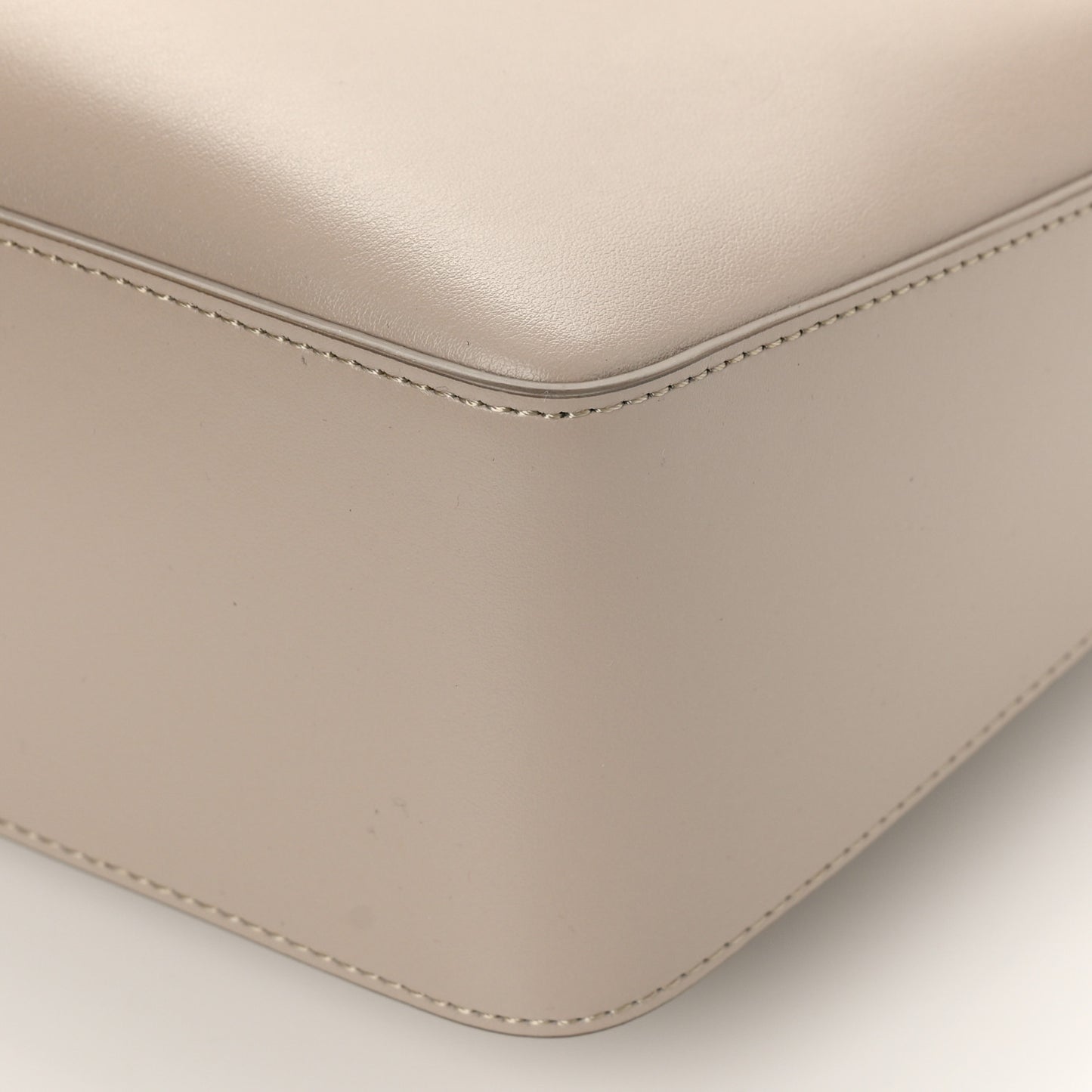 Smooth Calfskin Medium Moon Cut Out Shoulder Bag Dune