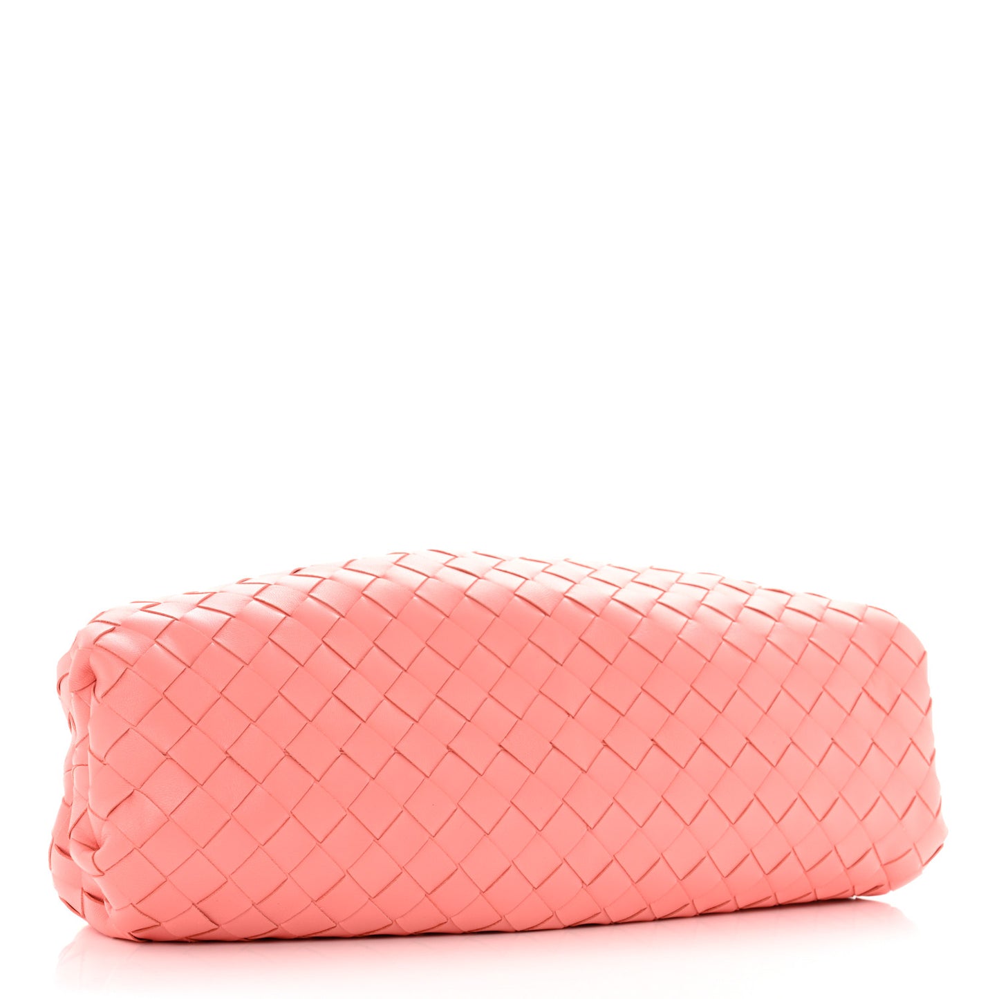 Nappa Maxi Intrecciato The Pouch Oversized Clutch Peach