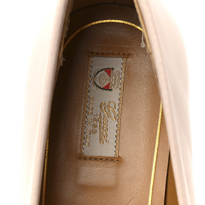 Gucci Malaga Kid Crystal Horsebit Womens Jordaan Loafers 36 Pink Hibiscus 9 of 12
