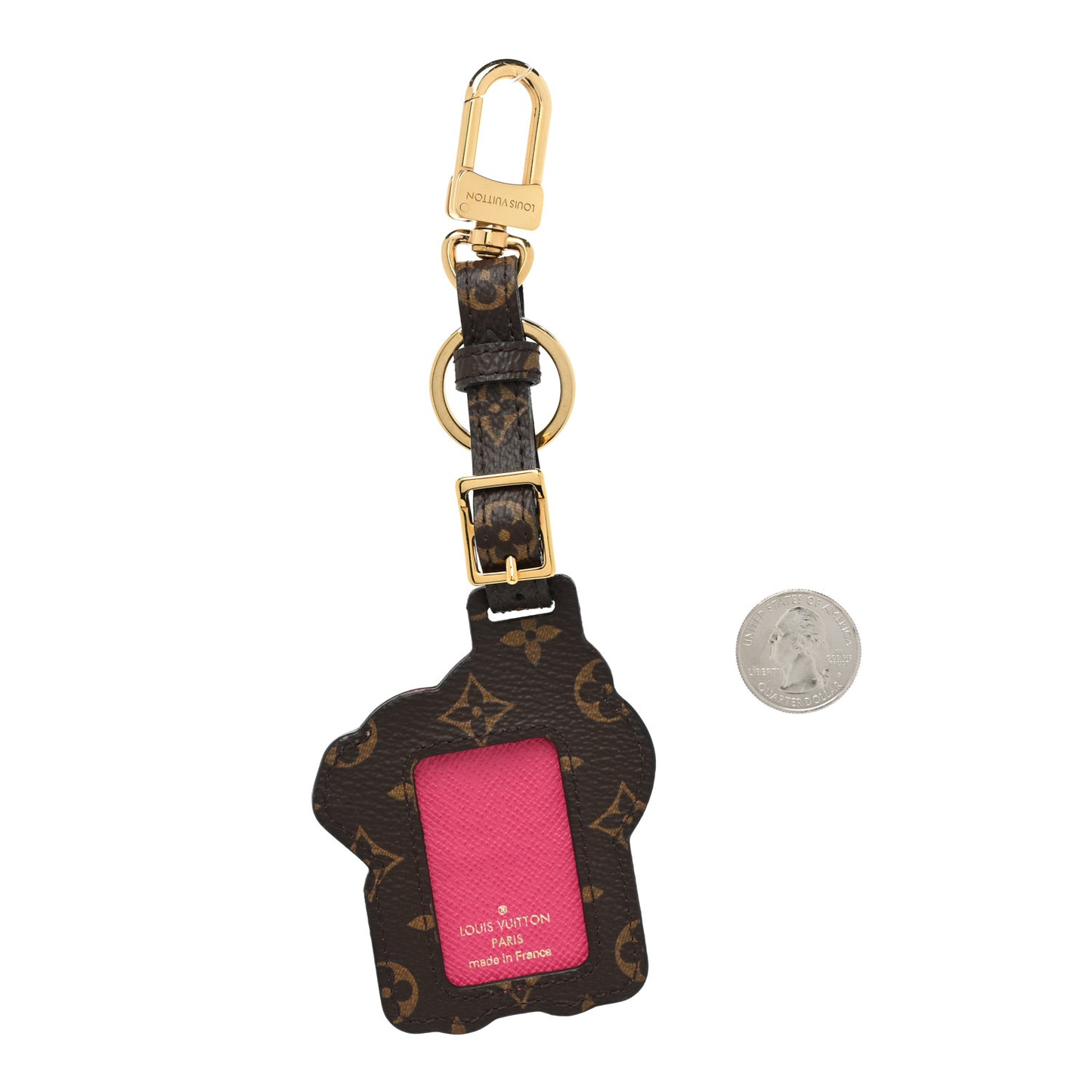 Monogram Calfskin Vivienne Funfair Bag Charm Key Holder