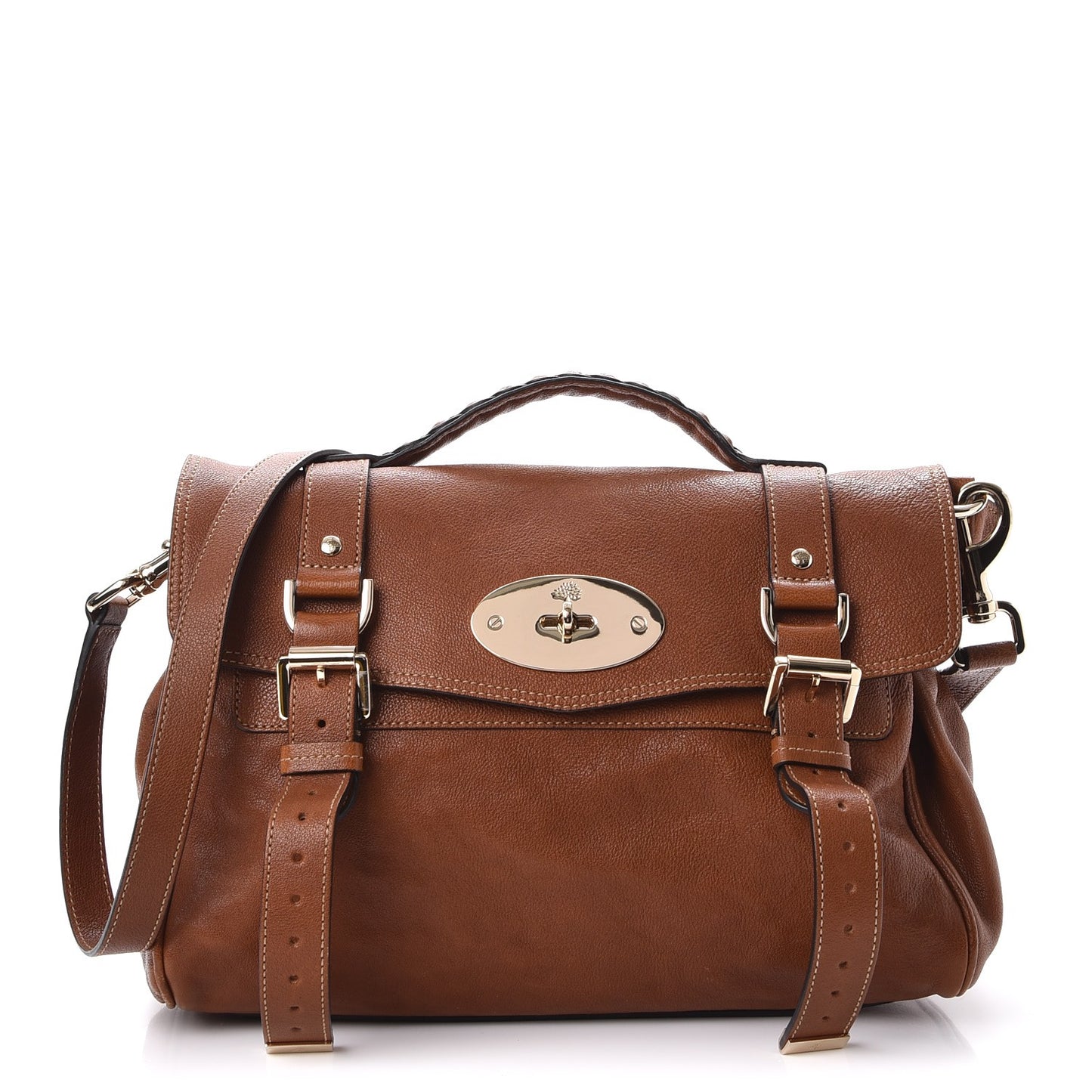 Small Grain Calf Medium Alexa Oak