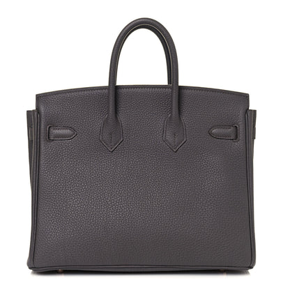 Hermes Togo Birkin 25 Etain 4 of 34