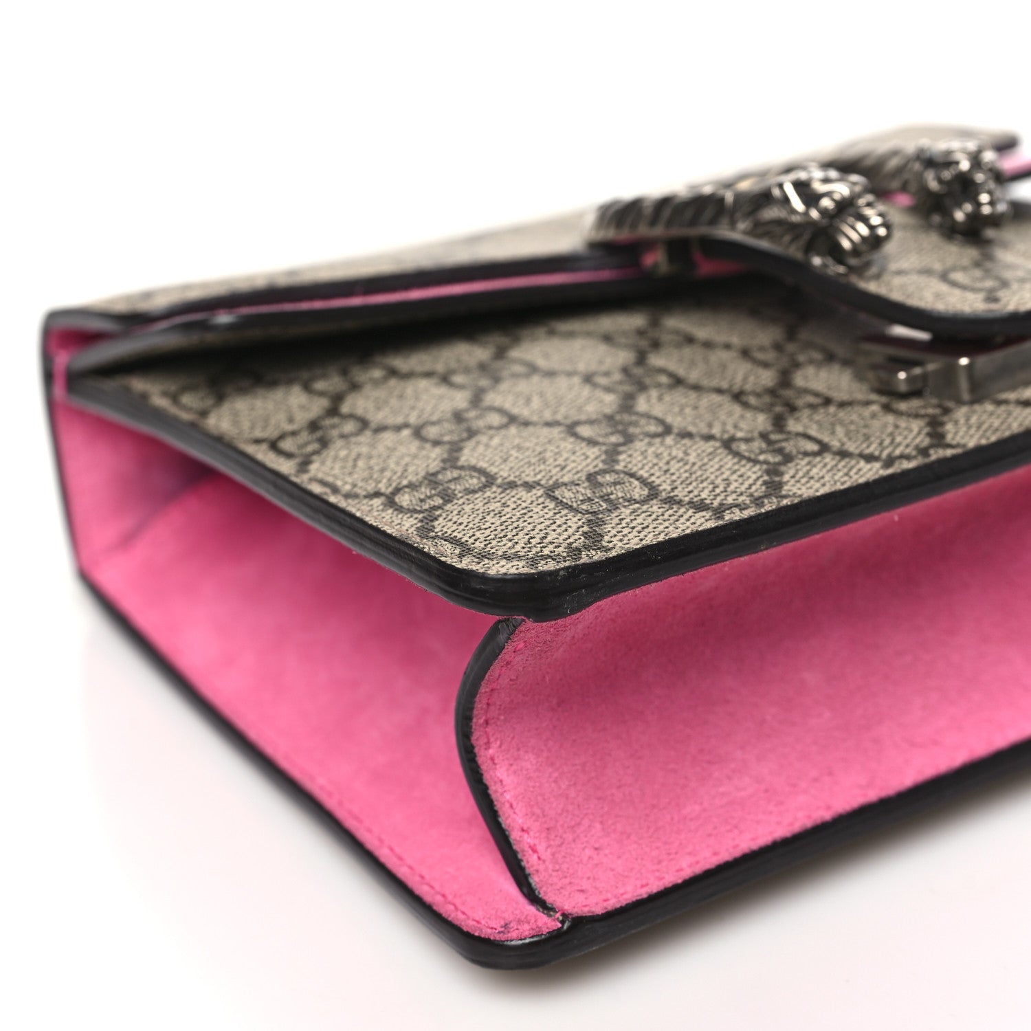 Gucci GG Supreme Monogram Mini Dionysus Shoulder Bag Pink 9 of 11