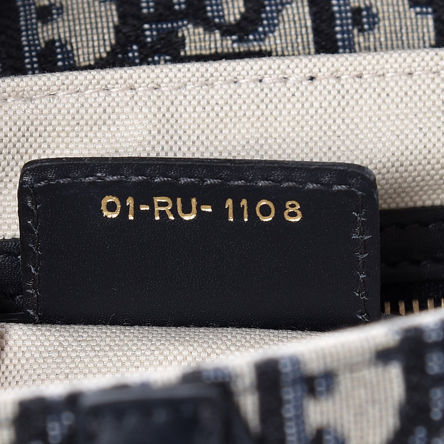 Oblique Saddle Bag Blue