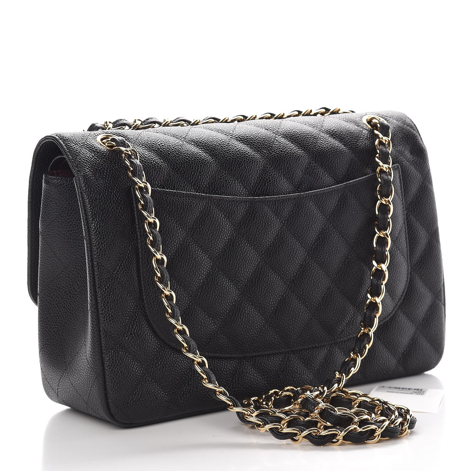 Chanel Caviar Quilted Jumbo Double Flap Black 3 of 11