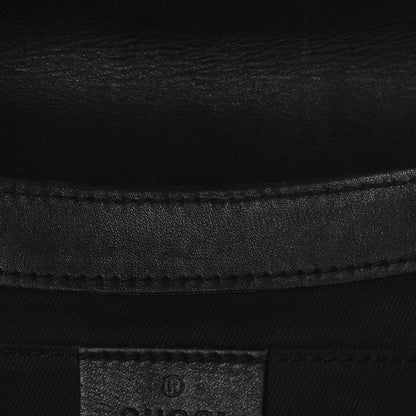 Gucci Monogram Studded Horsebit Clutch Black 11 of 11