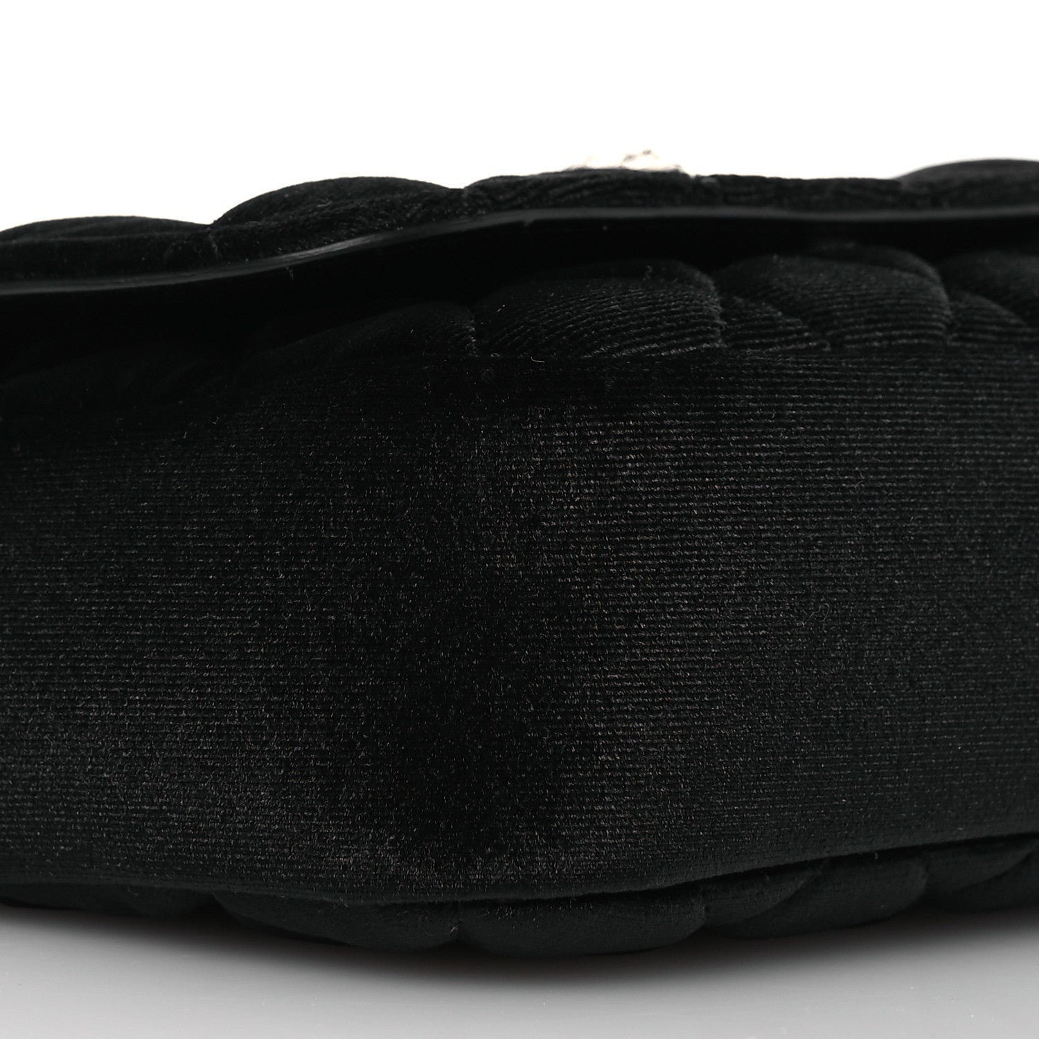 Versace Velvet Quilted Icon Crossbody Bag Black 9 of 13