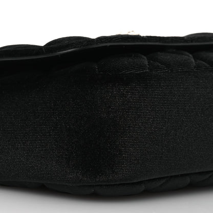 Versace Velvet Quilted Icon Crossbody Bag Black 9 of 13