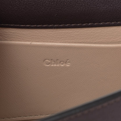 Chloe Calfskin Small Nile Bracelet Minaudiere Bag Carbon Brown 6 of 9