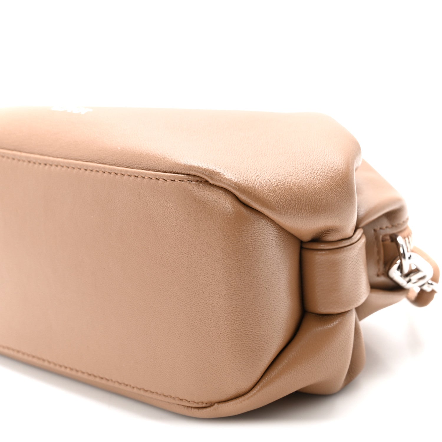 Christian Dior Supple Lambskin Bow Pouch Camel 10 of 10