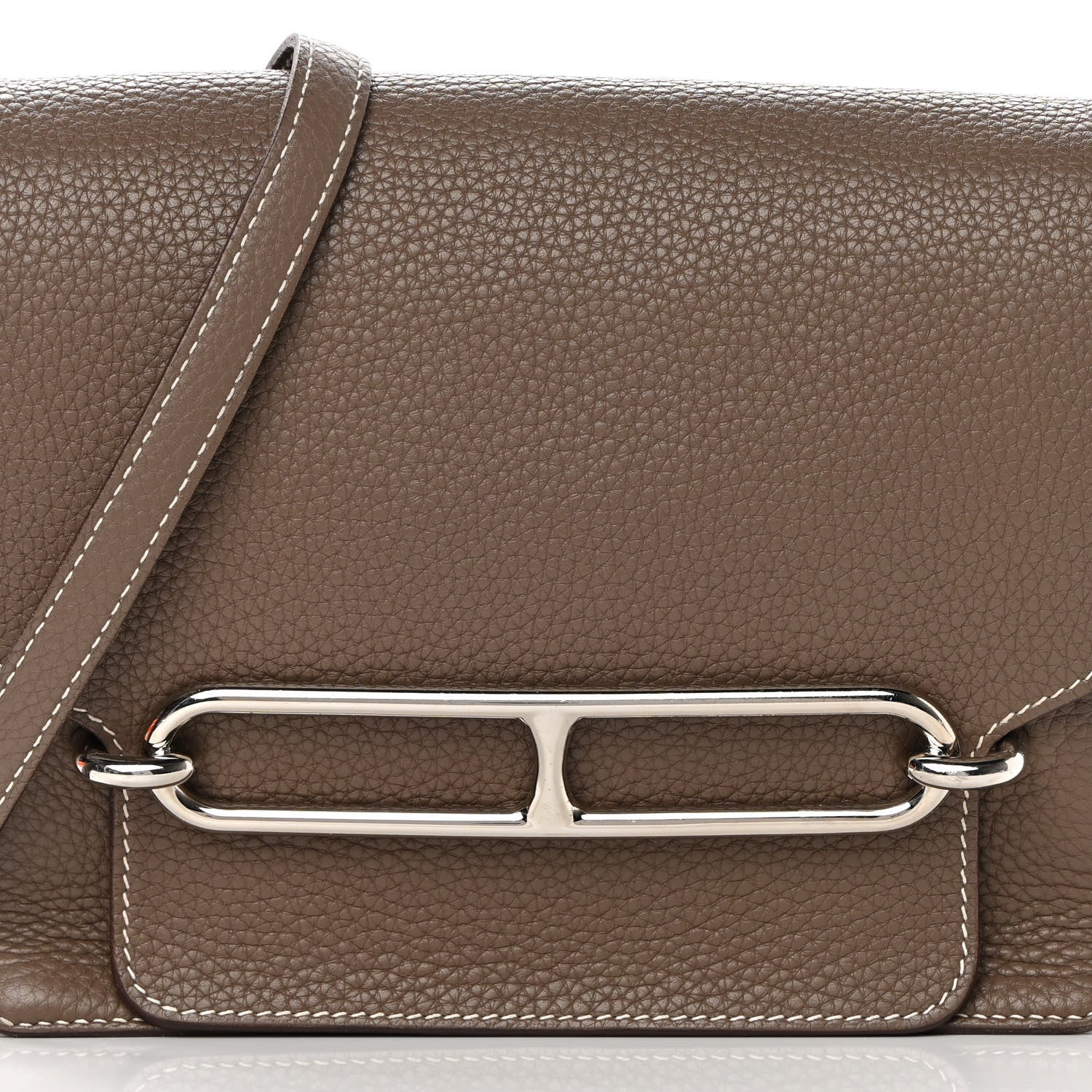 Hermes Taurillon Clemence Sac Roulis 23 Etoupe 7 of 16