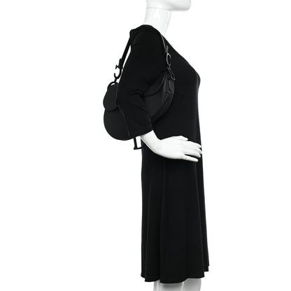 Christian Dior Ultra Matte Calfskin Saddle Bag Black 2 of 9
