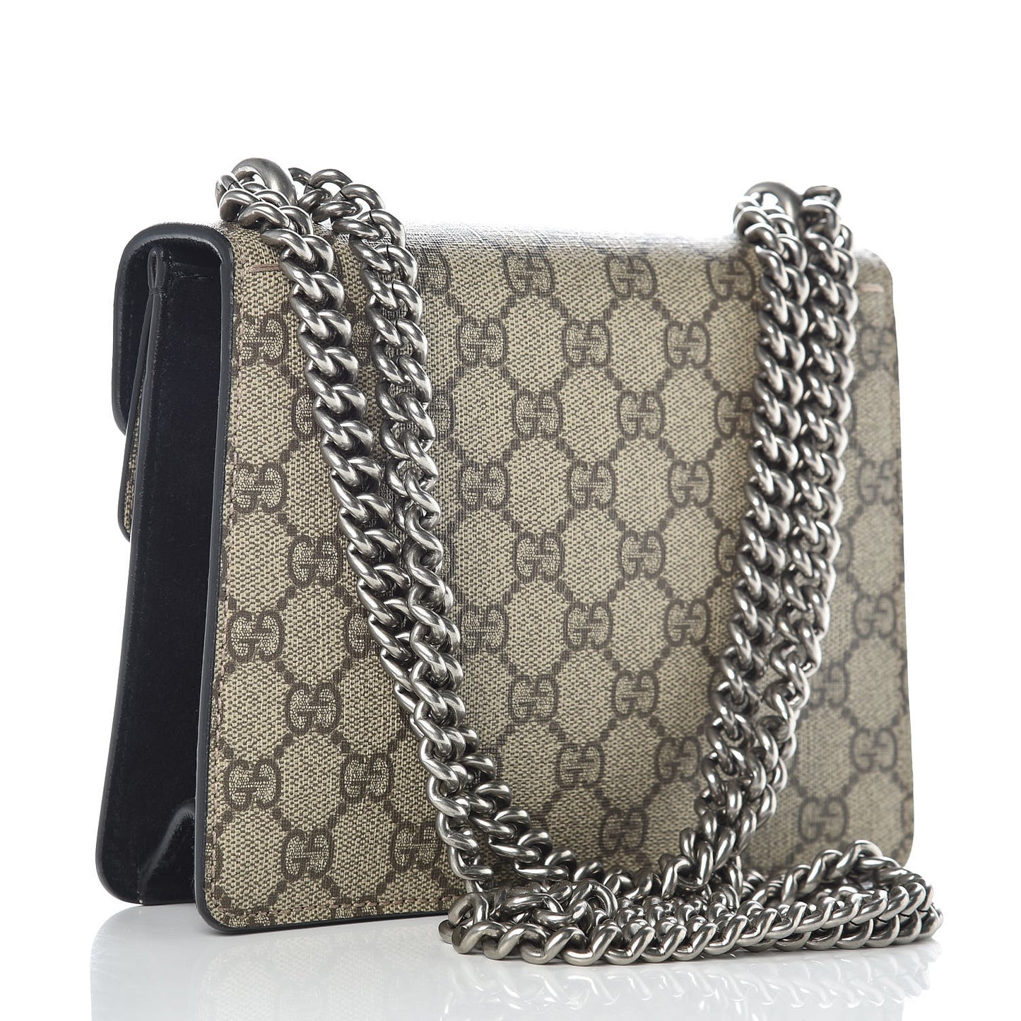 GG Supreme Monogram Mini Dionysus Shoulder Bag Black