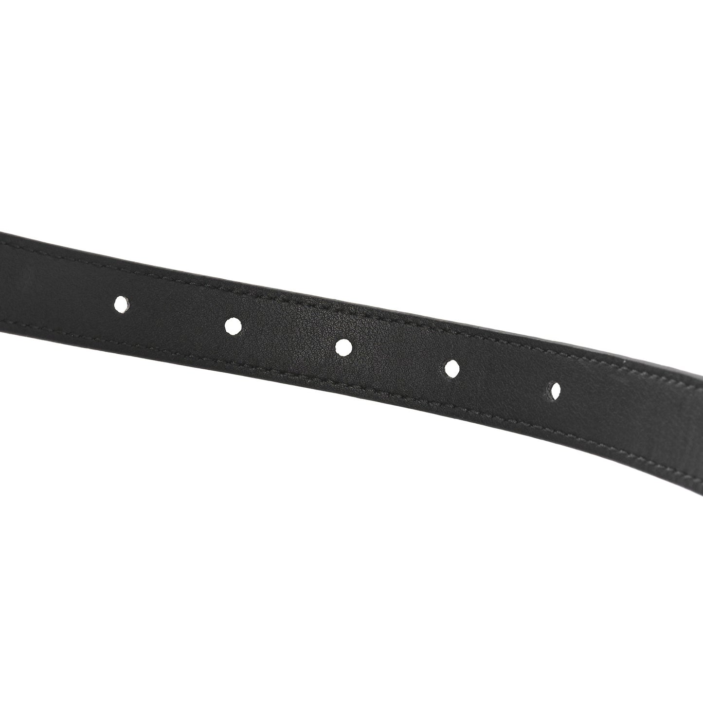 Cuoio Romano Glazed Fabric FF 1974 Reversible Belt 85 34 Black Tobacco