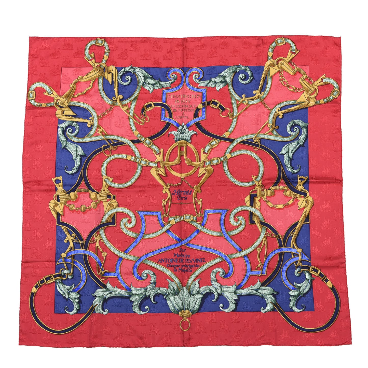 Silk L'Instruction Du Roy Scarf 90