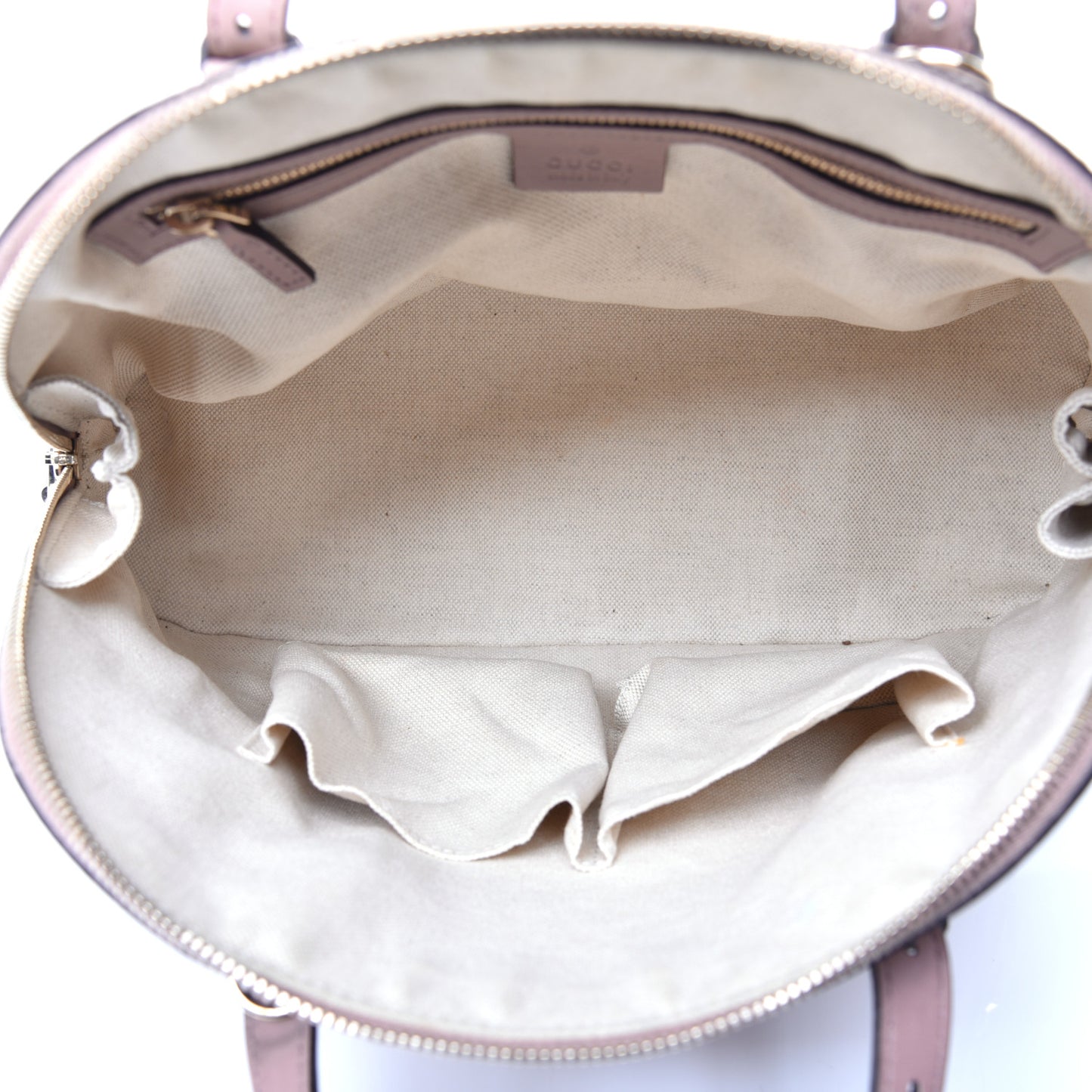 Patent Microguccissima Small Nice Top Handle Dome Bag Dark Cipria