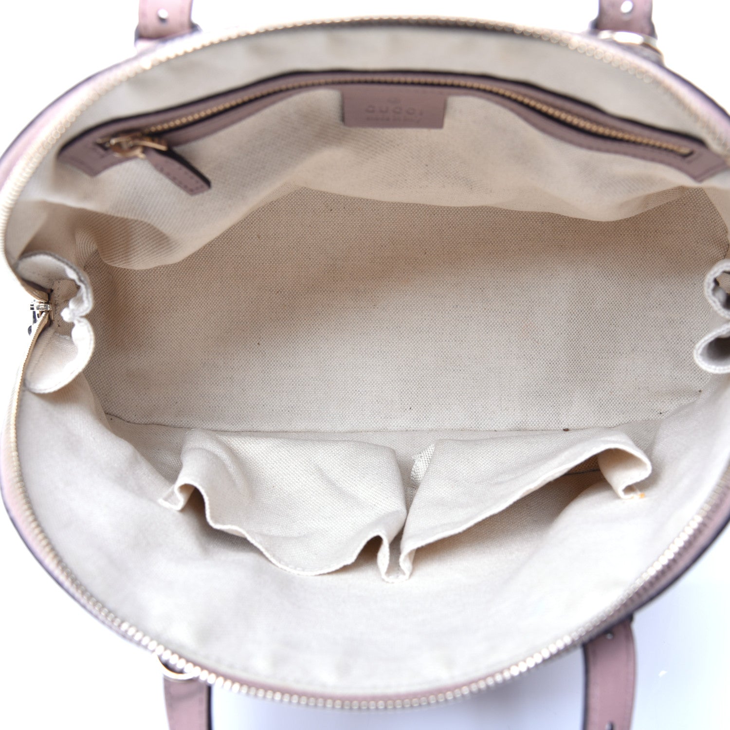Gucci Patent Microguccissima Small Nice Top Handle Dome Bag Dark Cipria 5 of 11