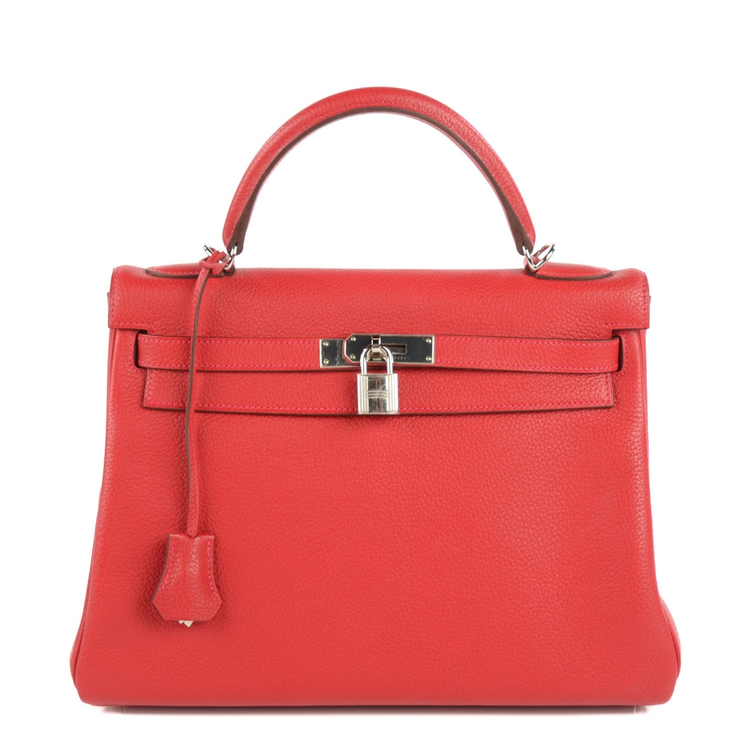 Hermes Togo Kelly Retourne 32 Rouge Casaque 1 of 24