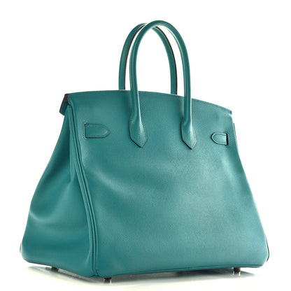 Hermes Epsom Birkin 35 Bleu Paon 6 of 18