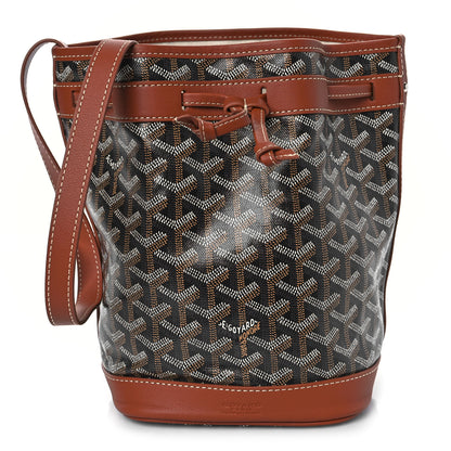 Goyard Goyardine Petit Flot Bucket Bag PM Black Gold 1 of 10