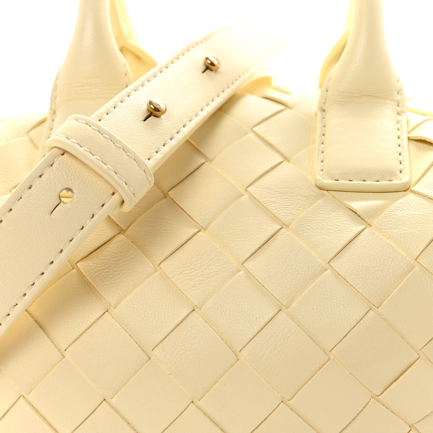 Bottega Veneta Nappa Intrecciato Mini Bauletto Camomile 7 of 9