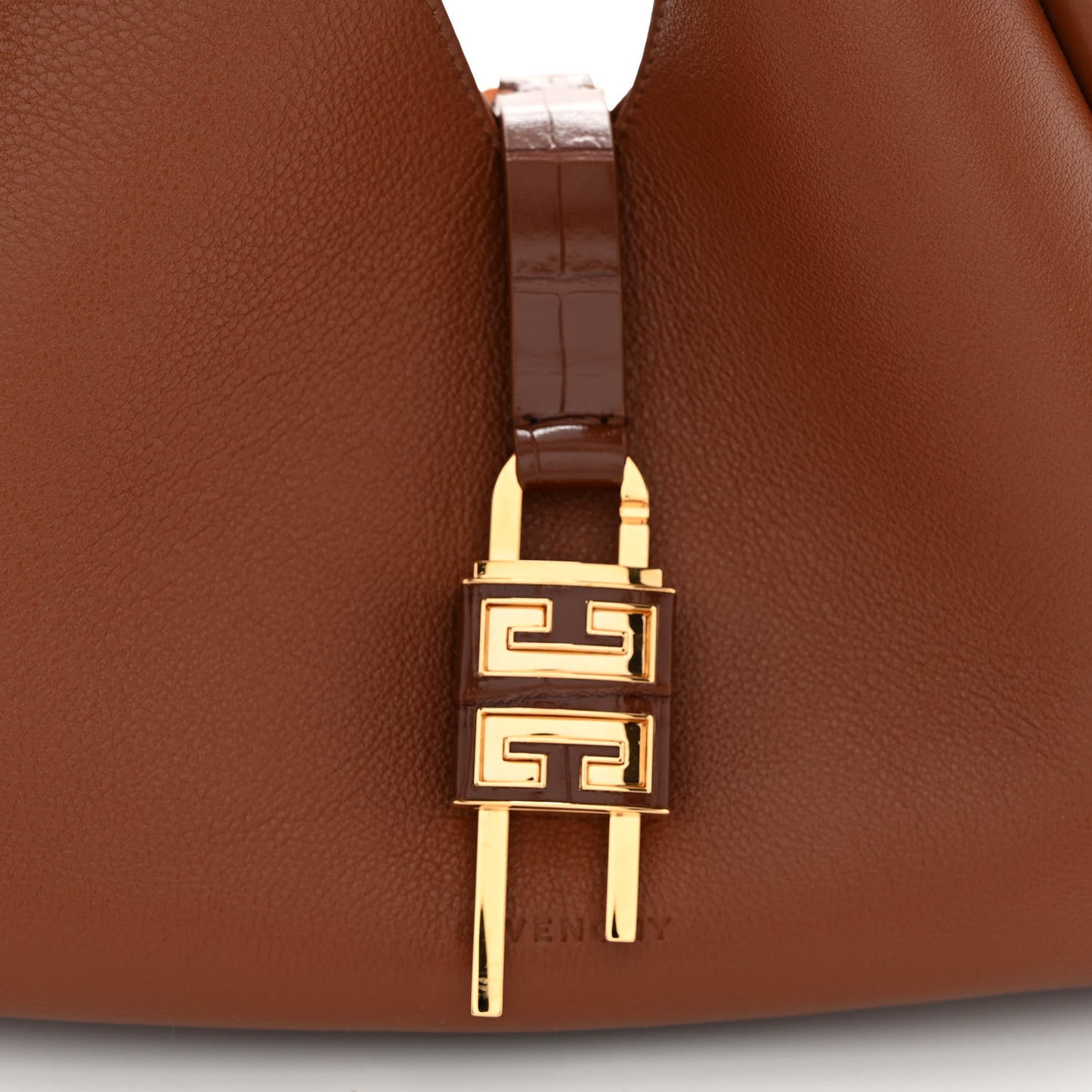 Calfskin Medium G-Lock Hobo Tan