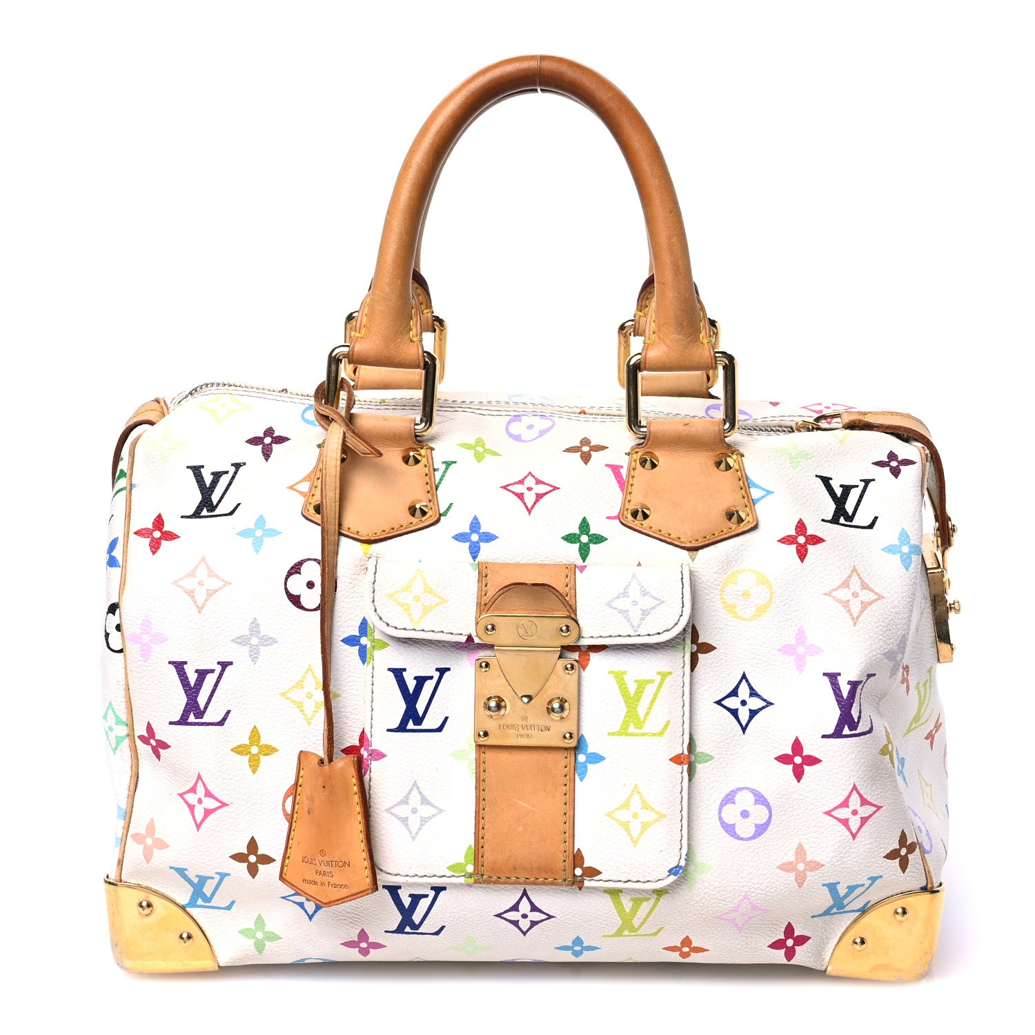 Louis Vuitton Monogram Multicolor Speedy 30 White 1 of 12