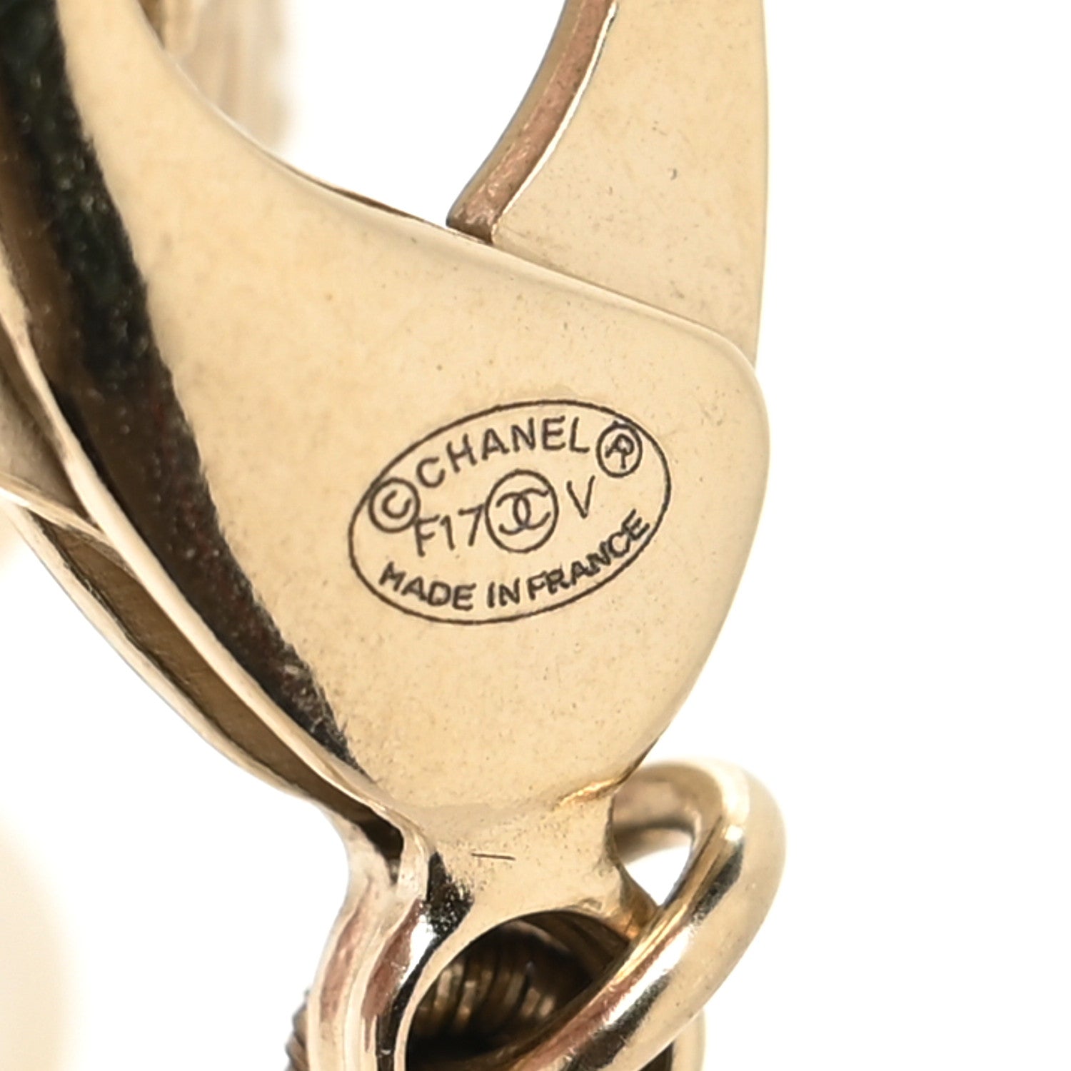 Chanel Pearl CC 100th Anniversary Necklace Light Gold 3 of 4